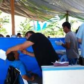 More villagers came to see the dentists than doctors as dental services in the area are few